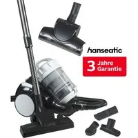 Hanseatic Bodenstaubsauger Edition, hohe Saugkraft dank Zyklonentechnologie, 600 W, beutellos, inkl. 3 Jahre Herstellergarantie