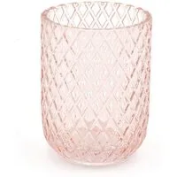 Ridder Badaccessoire-Set Aufbewahrungsbecher Jade Transparent-rosa