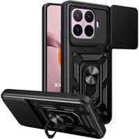 betterfon Handyhülle für Xiaomi Hülle mit Kameraschutz Ringhalter, Outdoorhülle mit Smartstand Kameraschutz und Silikonkern