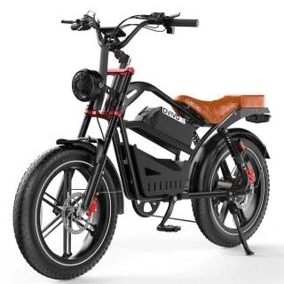[EU Direct] OVIVO HYPER GO Electric Bike 48V 20Ah Battery 250W BAFANG Motor Top Speed 25KM/H 20*4.0inch Tires HydraulicD