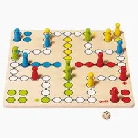 goki Spielesammlung Brettspiel Ludo basic, Lernspiel, Der beliebte Würfelklassiker