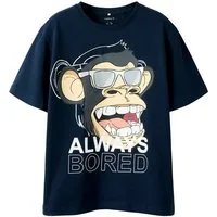 Name It T-Shirt NKMFADDY BOD SS NREG TOP BOX SKY