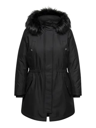 ONLY CARMAKOMA - CARIRENA PARKA COAT OTW NOOS Black - Gr. - 48