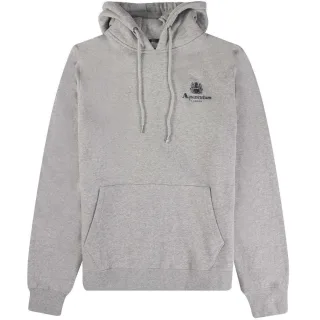 Aquascutum Herren Active Kleines Logo Hoodie (Grau)