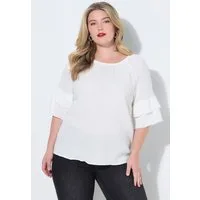MIAMODA Longbluse Bluse A-Linie Musselin