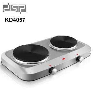 1500W Electric Stoves Stainless Steel Panel Cooktop Double Heating Plate Hot Thermostat Control Cooking Appliances Kitch