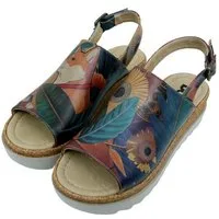 DOGO Gigi Sandale Blooming Dog Damen Sandalen Sandalette Handgefertigt