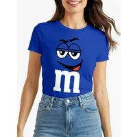 MoonWorks Print-Shirt Damen T-Shirt Fasching Karneval M Aufdruck Gruppen- Kostüm mit Print