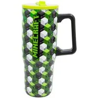 Minecraft Thermoflasche Sipper Mug 920 ml Thermo Trinkbecher mit Griff