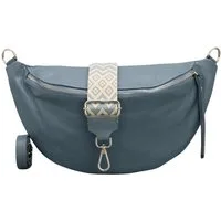 Adel Bags Schultertasche EMMA XL Umhängetasche Crossbody Bag Gürteltasche mit 2 Riemen, echtes Leder, hergestellt in Italien