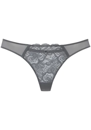 LASCANA - LASCANA String graphit - Gr. - 38