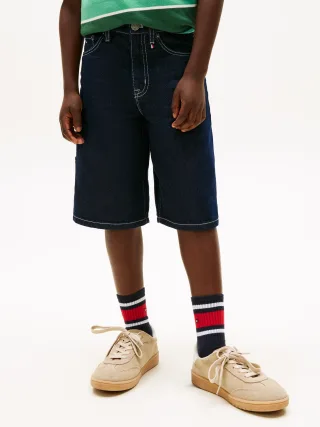 BAGGY RINSE DENIM SHORTS - Gr. - 16