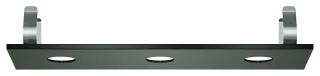 GROHE Deckenbrause-Abdeckung Rainshower Aqua 104994, 3 Strahlbildner satin graphite, 104994MG00 104994MG00