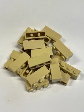LEGO 20 Stück Stein 1x3 Noppen" in Beige
