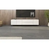 borchardt Möbel Lowboard Sophia, Tv-Schrank Breite 190 cm, 3 Türen und 2 Schubkästen, Metallfüße