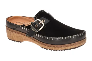 Pikolinos W0W-1638SEC1 Damen Pantoletten schwarz GRANADA Mule 2cm Keilabsatz
