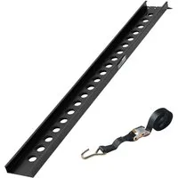 TRUTZHOLM Auffahrrampe 194 cm Traglast 200 kg Alu schwarz Auffahrrampe Verladerampe Rampe (Stück, 1-St), stabil