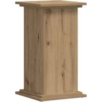 vidaXL Blumenständer Pflanzenständer Artisan-Eiche 33x33x60 cm Holzwerkstoff (1 St)