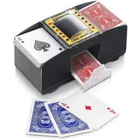 Kityhome Spieltisch Automatischer Kartenmischer für 2 Decks Kartenmischmaschine, Ideal für alle Kartenspiele