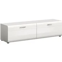 Home affaire Lowboard FLORENZ, hochwertige MDF-Front,Rillenfräsung, 2 Klappen (1 St), Lowboard, TV-Unterschrank, TV-Lowboard