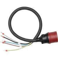 SOLIX CEE-16A Drehstromstecker rot, 5-polig, für 11kW Anker SOLIX V1