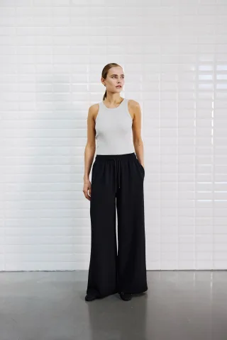 WITHBLACK - Hosen Weiblich Schwarz - Gr. - S