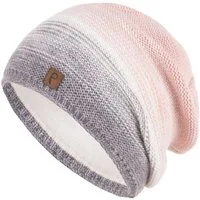 Faera Strickmütze Wintermütze Damen Herren Mütze Haube gefüttert Damenmütze