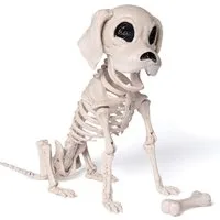 JOYIN Dekoobjekt JOYIN Halloween Hund Skelett, bewegliche Gelenke, 24.8x32cm, Deko