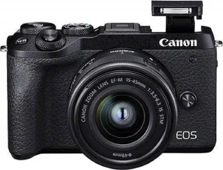 Canon EOS M6 Mark II [325 MP Live View 27"] schwarz inkl. EF-M 15-45mm 1:35-63 IS STM Objektiv