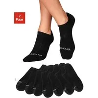 LASCANA ACTIVE Sneakersocken Kurze Sportsocken, Atmungsaktive Laufsocken Damen (Packung, 7-Paar, Großpackung) Füßlinge mit Fußfrottee