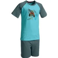 Erwin Müller Pyjama Kinder-Shorty Single-Jersey gemustert