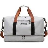OYLCDI Reisetasche Fitnesstasche,Sporttasche,Große Umhängetasche mit Schuhfach&Nassfach (Atmungsaktiv, wasserdicht, verschleißfest, großes Fassungsvermögen), Schultergurt, für Yoga, Schwimmen, Tourismus, Fitness