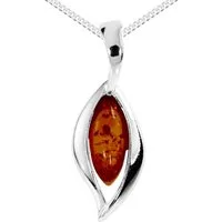 OSTSEE-SCHMUCK Kette mit Anhänger Ostsee-Schmuck Kette mit Anhänger Sabrina (2-tlg)