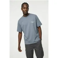 Jack & Jones PlusSize Kurzarmshirt JORNORREBRO TYPO TEE SS CREW NECK PLS Baumwolle, regular fit
