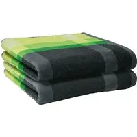 Erwin Müller Handtuch Handtuch "Streifen" 2er-Pack, Frottier/Jacquard, Walk-Frottier Streifen