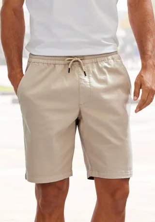 John Devin Shorts "Bermuda" kurze Hose aus elastischer Baumwoll-Qualität