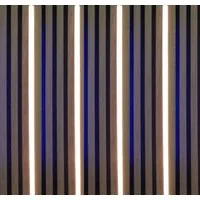 XENON LED Dekolicht 3700 LED Leuchte Kunst. Schiene 4x125cm Netzteil Neutral Weiß, Xenon / Neutral Weiß