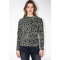 STREET ONE STUDIO Langarmshirt im Leo Design