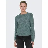 ONLY Rundhalspullover ONLRICA LIFE L/S PULLOVER KNT NOOS Materialmix, regular fit