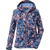 Killtec Softshelljacke KOS 154 GRLS SFTSHLL JCKT Wind- und wasserabweisende Kinderjacke mit buntem Print