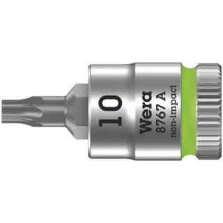 Wera 8767 A TORX Zyklop Bitnuss mit 1/4"-Antrieb Leuchtgrün - 05003390001