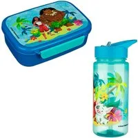 Scooli Lunchbox Brotzeitdose + Trinkflasche, Vaiana, Kunststoff, (2-tlg), mit Trinkflasche