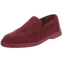 Ital-Design Eleganter Damen Slip-On Schuh mit hohem Tragekomfort Slipper (90927365) Blockabsatz Mokassins in Weinrot