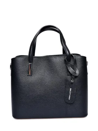 Anna Luchini Schwarz Rindsledertasche
