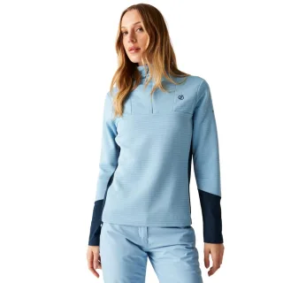 Dare 2B - Midlayer für Damen, mit kurzem Reißverschluss, Core Stretch (Gletschersee/Marine)