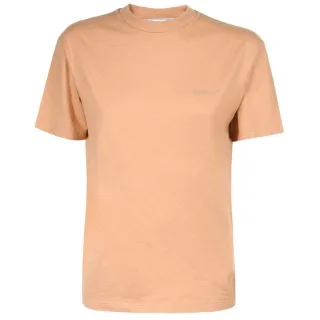 Off-White Diag Regular Fit Braunes T-Shirt
