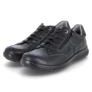 Jomos Halbschuhe  Schwarz - Gr. 41 -  Leder und Textil
