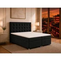 Best for Home Boxspringbett Trinity K-9 mit Stauraum & 7-Zonen Komfort – modern & komfortabel (Komplett-Set, 1-St., 140x200 160x200 180x200 200x200 cm), Handwerksqualität, TOP Preis-Leistungs-Verhältnis