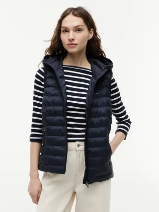 LW PADDED GLOBAL STRIPE VEST desert sky - Gr. - L