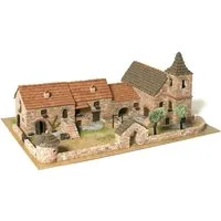 Domus Kits Modellbausatz DiHOrama 5, Maßstab 1:87, (Modellbausatz, 3800-tlg., Dorf), Made in Europe